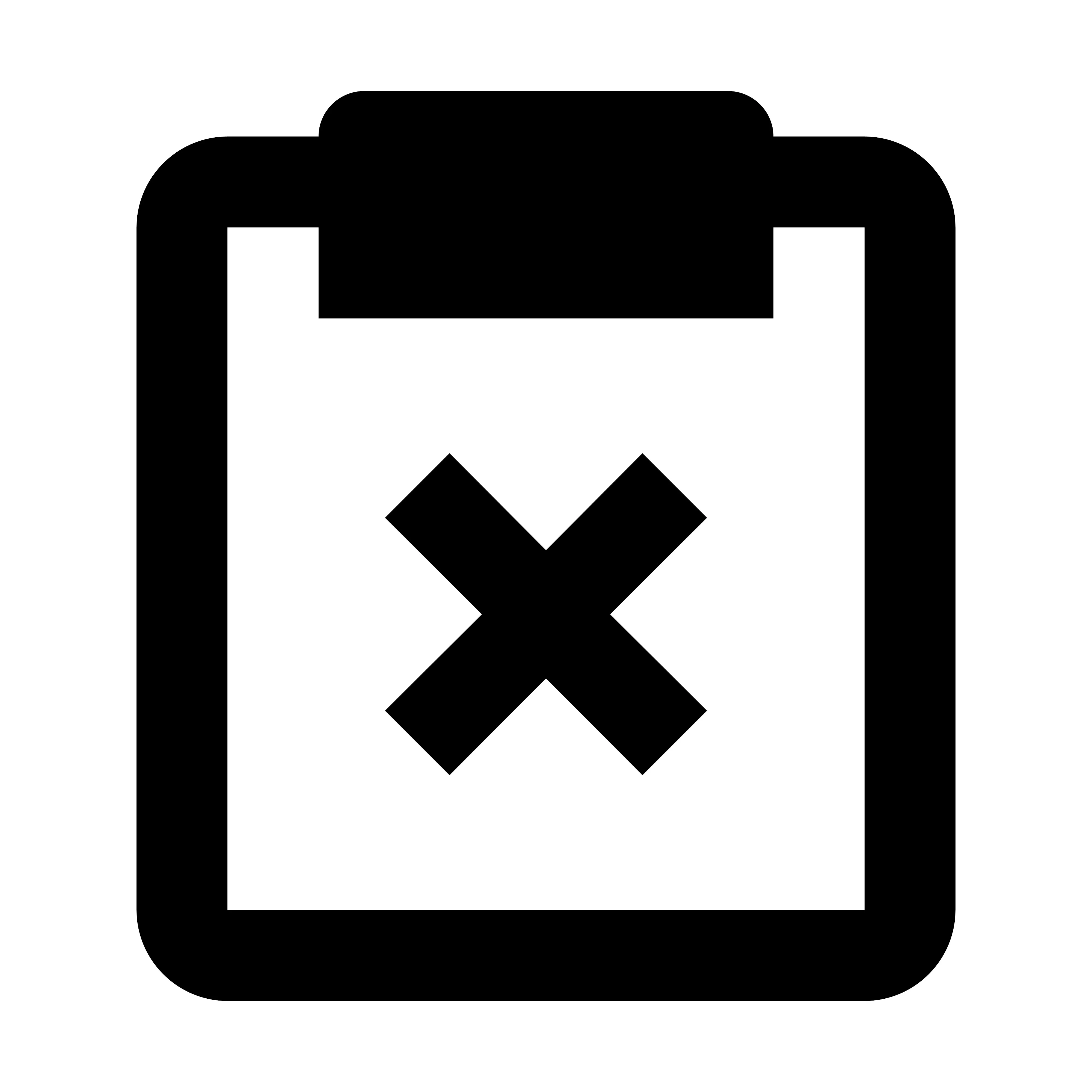 Icon d'un support à papier avec une croix au centre
